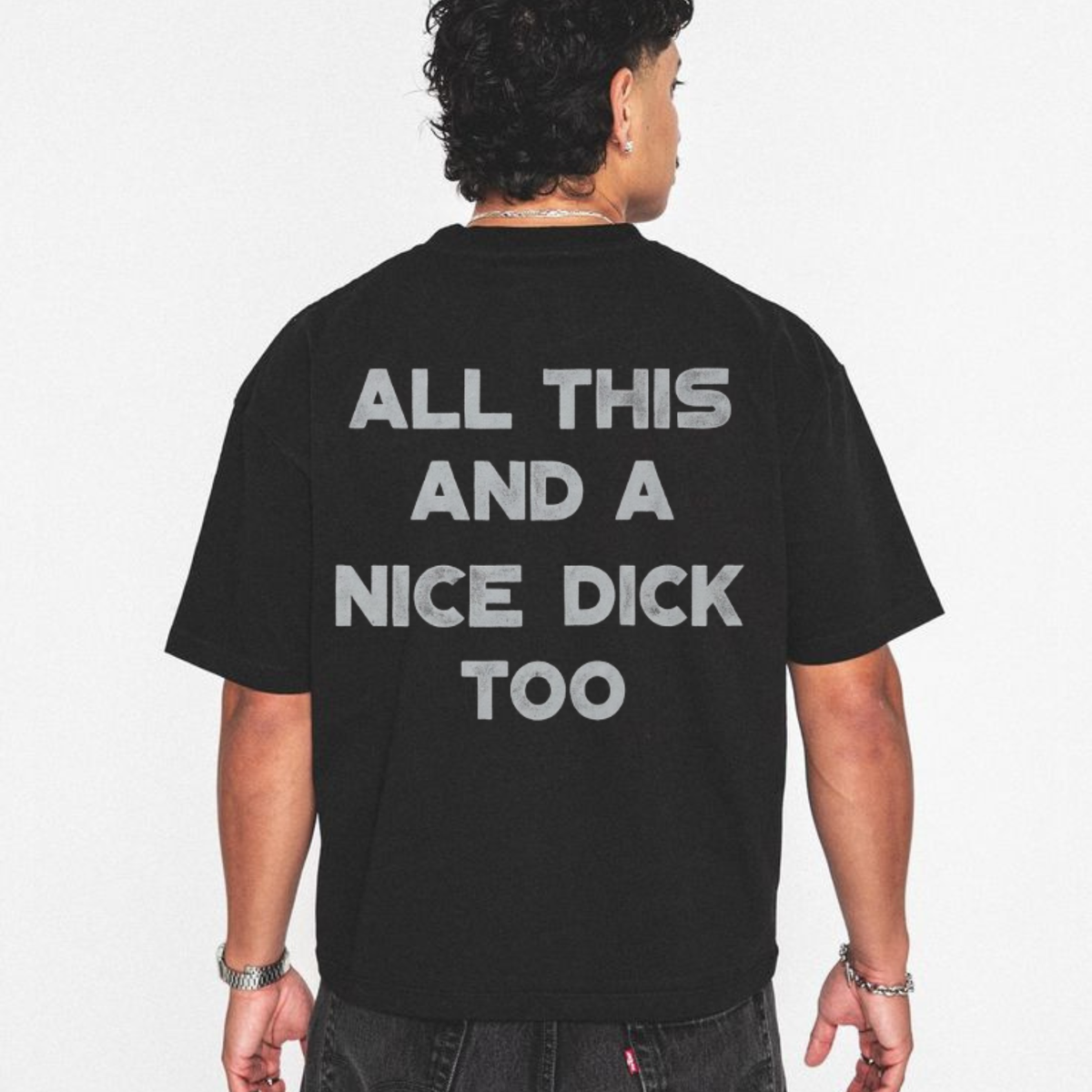 Minimalist All This Bold Quote Tee – Sarcastic Men's Graphic Shirt