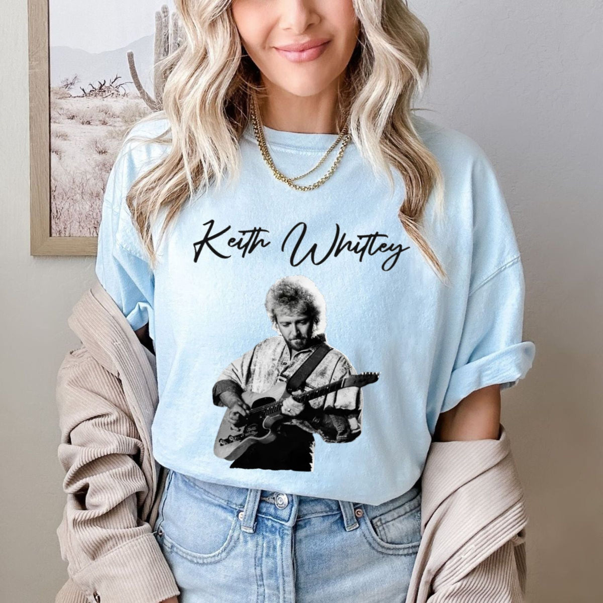 Keith Whiley Music Vintage Style T-Shirt – Retro Soulful Graphic Artist Tee, Premium 100% Cotton Indie Musician Top, Made in 