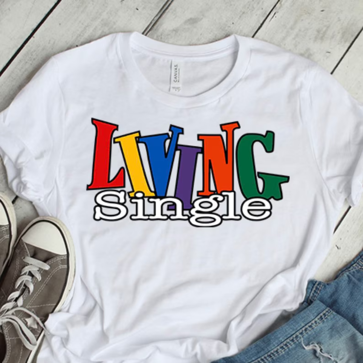 Living Single In a 90s Kind of World T-Shirt