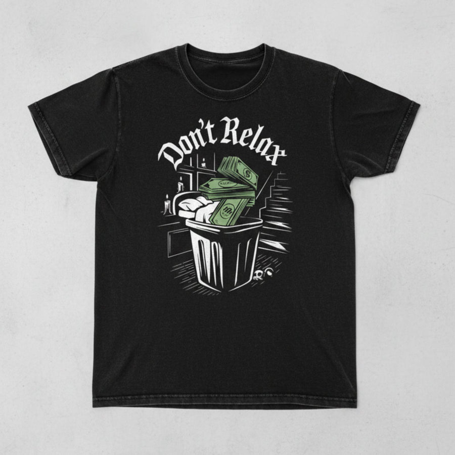 Three Rivers Vintage - Black Don't Relax Graphic Tee
