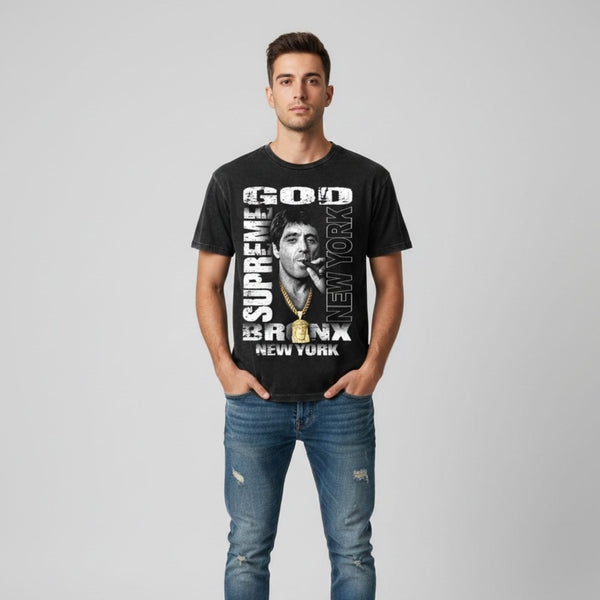 Three Rivers Vintage - Tony Montana Supreme God T-Shirt