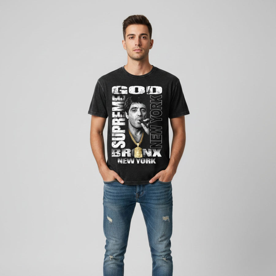 Three Rivers Vintage - Tony Montana Supreme God T-Shirt