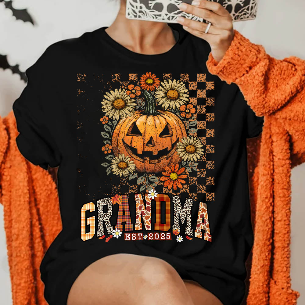 grandma est 2025 halloween pumpkin and floral fall shirt 1.jpg grandma est 2025 halloween pumpkin and floral fall shirt 1.jpg