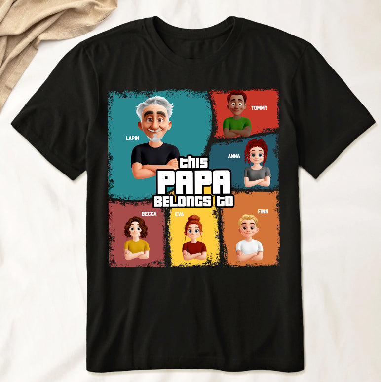 this papa belongs to family names custom fathers day shirt 1.jpg this papa belongs to family names custom fathers day shirt 1.jpg