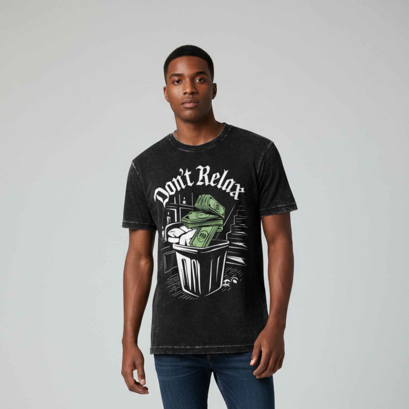 Black Don't Relax Graphic Tee 1 Black Don't Relax Graphic Tee 1