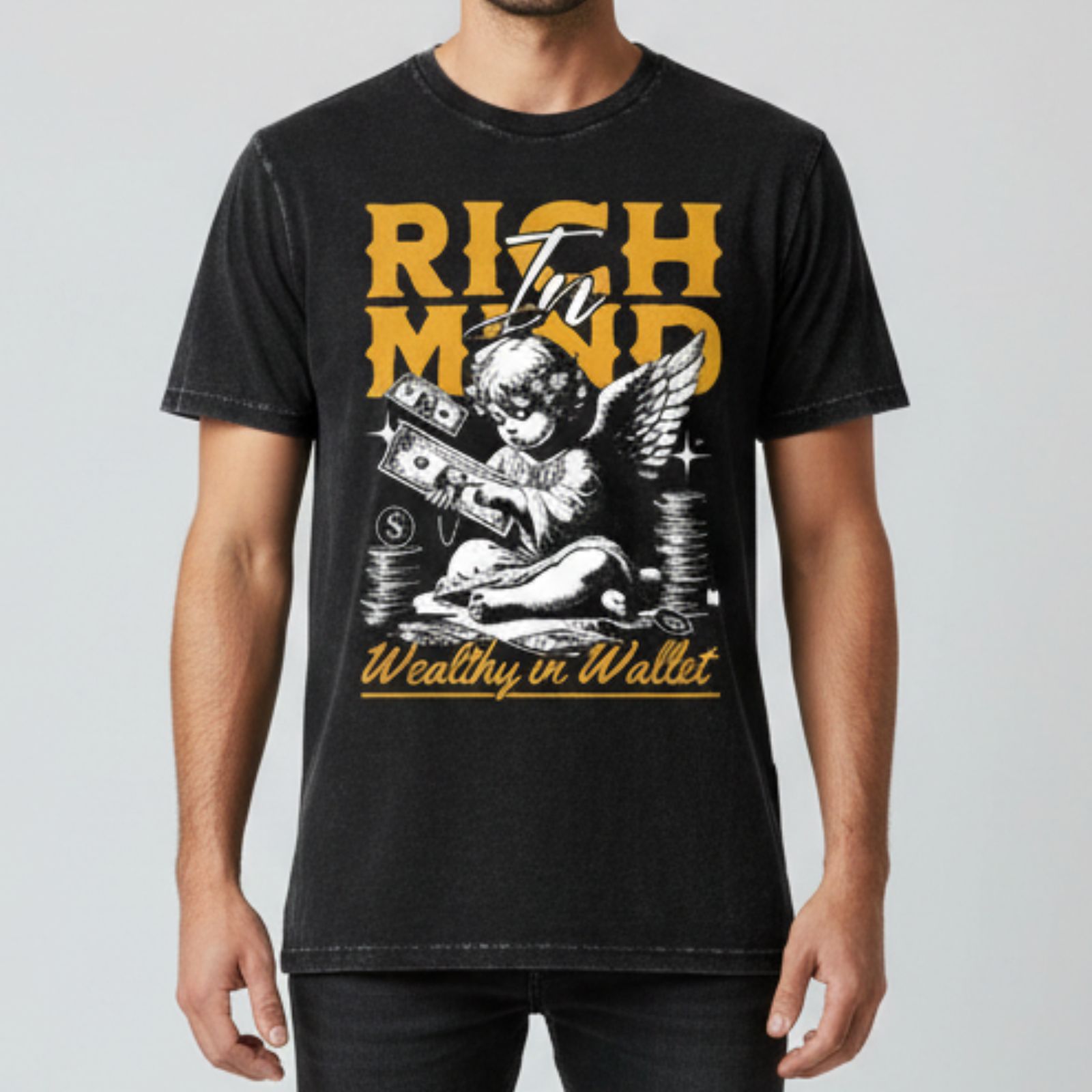 Rich Mind Wealthy Wallet T Shirt 1 Rich Mind Wealthy Wallet T Shirt 1