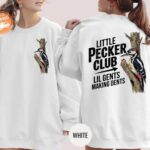 Little Pecker Club Sweatshirt Lil Gents Making Dents Crewneck Funny Boy Mom Pullover Retro Woodpecker Graphic Jumper.jpg